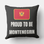 Groep om Montenegro te worden Kussen (Achterkant)