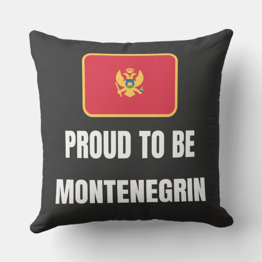 Groep om Montenegro te worden Kussen (Achterkant)