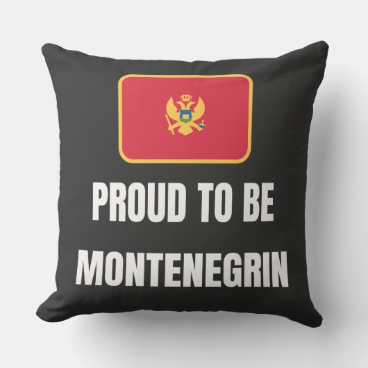 Groep om Montenegro te worden Kussen (Voorkant)