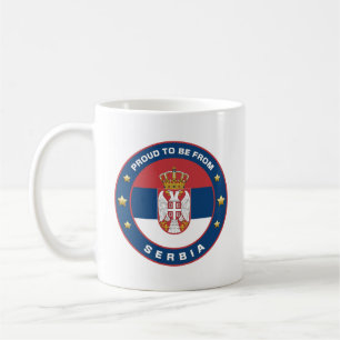 Groep om uit Servië te komen Koffiemok