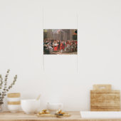 Groep onderscheiden heren Born Abbeville Poster (Keuken)