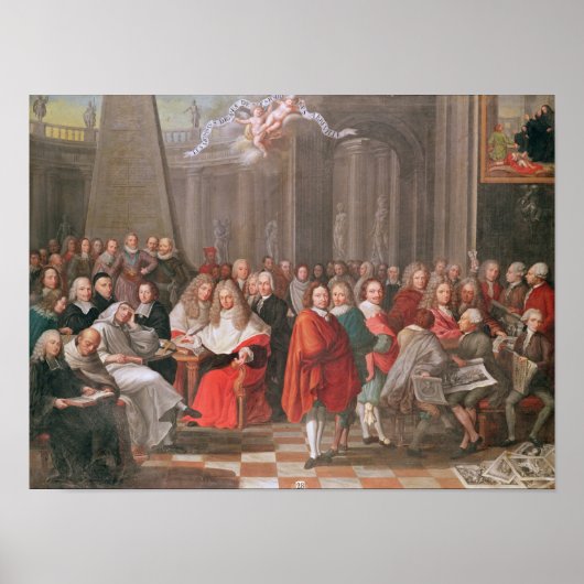 Groep onderscheiden heren Born Abbeville Poster (Voorkant)