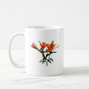 Groep Oranje Lilies Koffiemok