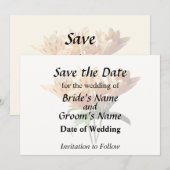 Groep Oranje Lilies Save The Date (Voorkant / Achterkant)