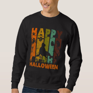 Groep Pyjama Matching Halloween Kostuum Retro Zee Trui