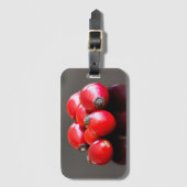 Groep rijpe bruinbessen bagagelabel (Voorkant (verticaal))