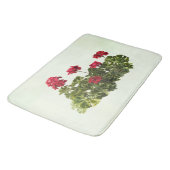 Groep Rode Geraniums Badmat (Gekanteld)
