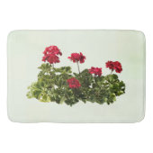 Groep Rode Geraniums Badmat (Voorkant)