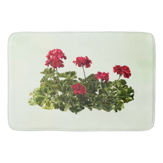 Groep Rode Geraniums Badmat (Voorkant)