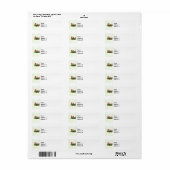 Groep Rode Geraniums Etiket (Full Sheet)