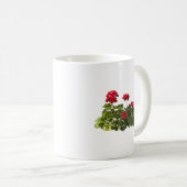 Groep Rode Geraniums Koffiemok (Voorkant rechts)