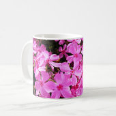 Groep roze Phlox Koffiemok (Voorkant links)