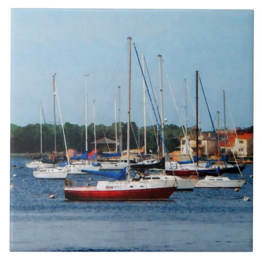 Groep Sailships Newport RI Tegeltje (Voorkant)