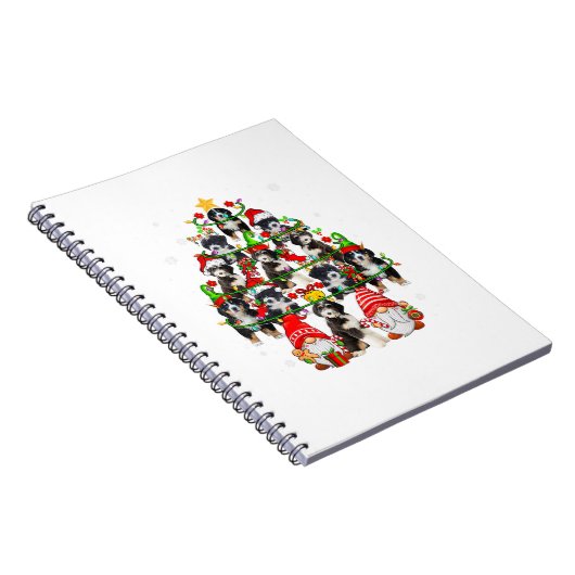 Groep Santa Reindeer Elf Bernedoles als kerstman Notitieboek (Rechterzijde)