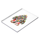 Groep Santa Reindeer Elf Bernedoles als kerstman Notitieboek (Linkerzijde)