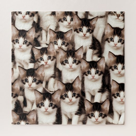 Groep schattige kittens legpuzzel (Verticaal)