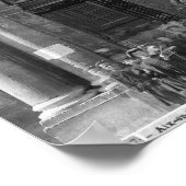 Groep schooljongens die het Hotel de Ville verlate Poster (Hoek)