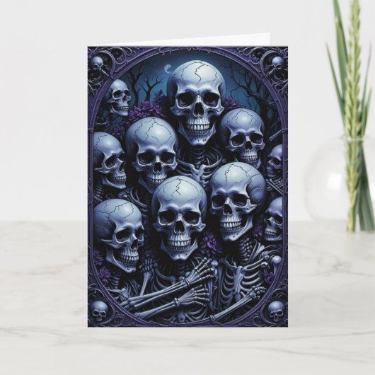 Groep Selfie Halloween Kaart (Voorkant)