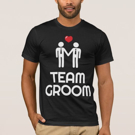 Groep Shirt voor homohuwelijk voor mannen (Voorkant)