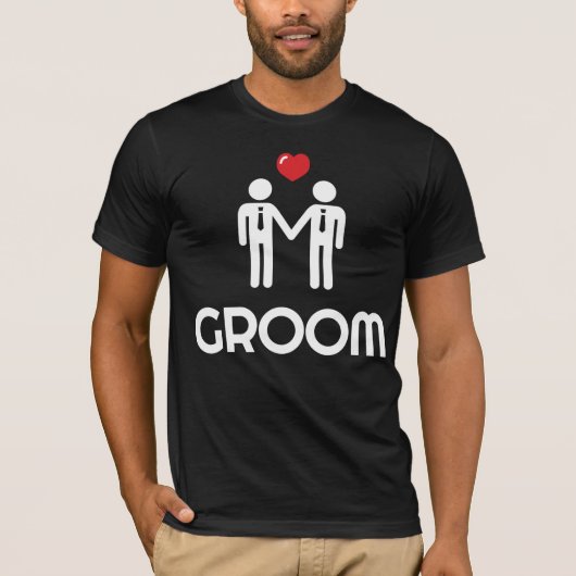 Groep Shirt voor homohuwelijk voor mannen (Voorkant)