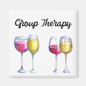 Groep Therapy Wine lover Gift Magneet (Voorkant)