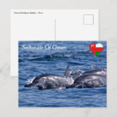 Groep tuimelaars - Oman Briefkaart (Voorkant / Achterkant)