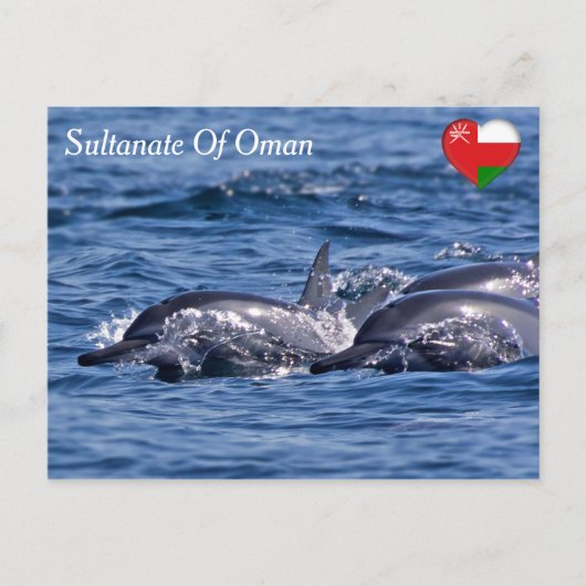 Groep tuimelaars - Oman Briefkaart (Voorkant)