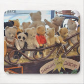 Groep van Antiek Teddy Bears Muismat (Voorkant)