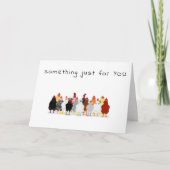 GROEP VAN COMEDIC CHICKENS MAKEN LEEFTIJD KAART (Voorkant)