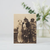 Groep van Creepy Briefkaart (Staand voorkant)