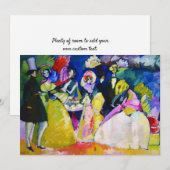 Groep van Crinolines door Wassily Kandinsky Kaart (Voorkant / Achterkant)