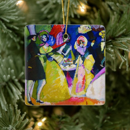 Groep van Crinolines door Wassily Kandinsky Keramisch Ornament (Boom)