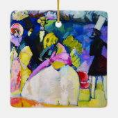 Groep van Crinolines door Wassily Kandinsky Keramisch Ornament (Achterkant)