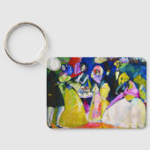 Groep van Crinolines door Wassily Kandinsky Sleutelhanger (Achterkant)