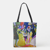 Groep van Crinolines door Wassily Kandinsky Tote Bag (Achterkant)