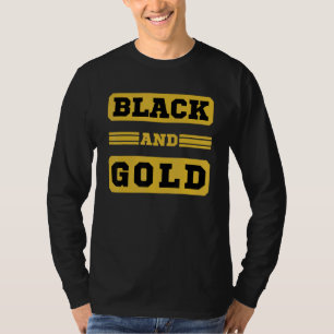 Groep van de Dag van het Zwart-gouden Spel voor de T-shirt