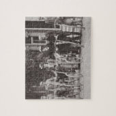Groep van Edwardiaanse fietsers, begin jaren 1900 Legpuzzel (Verticaal)