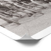 Groep van Edwardiaanse fietsers, begin jaren 1900  Poster (Hoek)