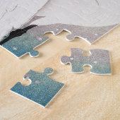 Groep van Egrets Ohara Koson  Illustratie Legpuzzel (Zijkant)