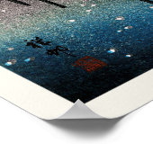 Groep van Egrets Ohara Koson Japanse Vogelprint Poster (Hoek)