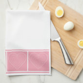 Groep van harten theedoek (Quarter Fold)