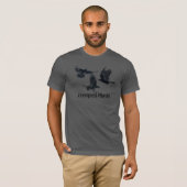 Groep van Kroes Murder Birds Black Silhouette T-shirt (Voorkant volledig)