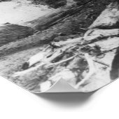 Groep van Lumberjacks op grote logboekfoto's Poster (Hoek)