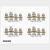 Groep van Mannelijke Verpleegkundigen Stickers of (Vel)