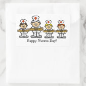 Groep van Mannelijke Verpleegkundigen Stickers of (Tas)