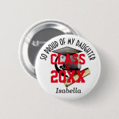 Groep van Mijn Afstuderen Ronde Button 5,7 Cm (Voorkant /achterkant)