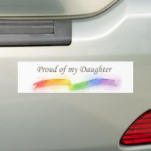 Groep van mijn dochter bumpersticker (Op auto)
