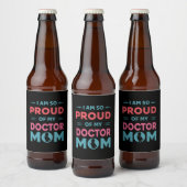 Groep van mijn dokter mama bier etiket (Flessen)