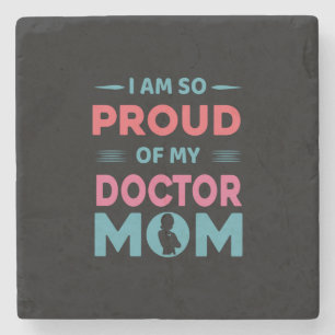 Groep van mijn dokter mama stenen onderzetter