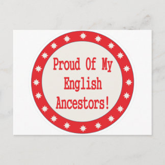 Groep van mijn Engelse voorouders Briefkaart